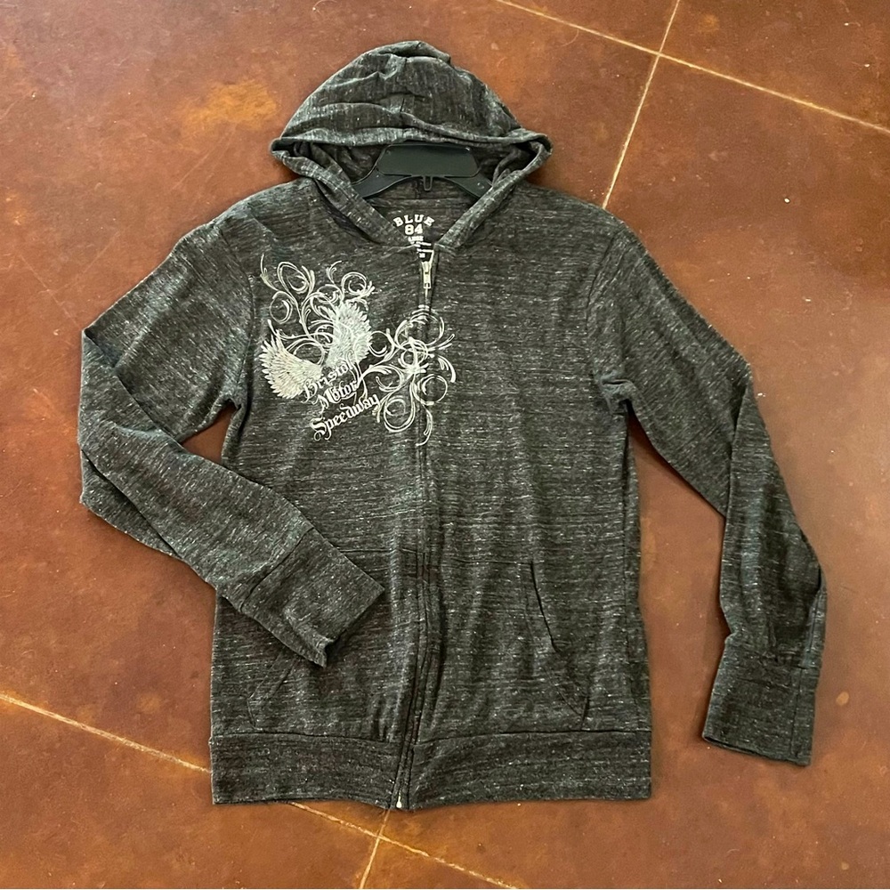 Bristol Motors Zip up Women’s - size large, NASCAR car race shirt